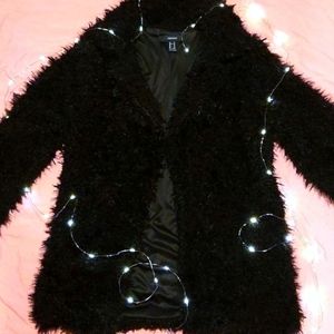 Black Teddy Coat